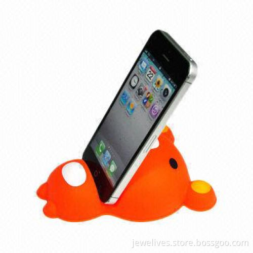 Silicone mobile phone holder, lovely bear-shaped